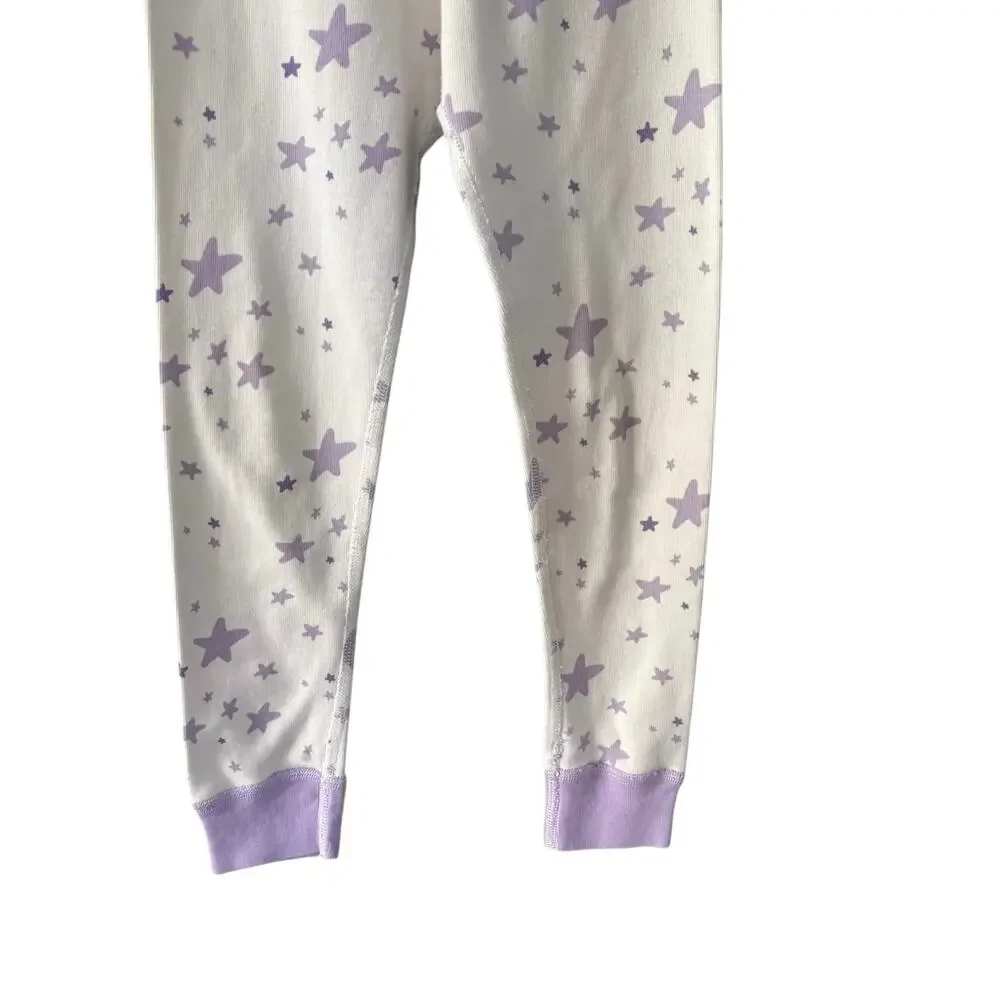 Hanna Andersson Moon and Back Girls 2 pc Pajamas Size 110 5 Play Condition